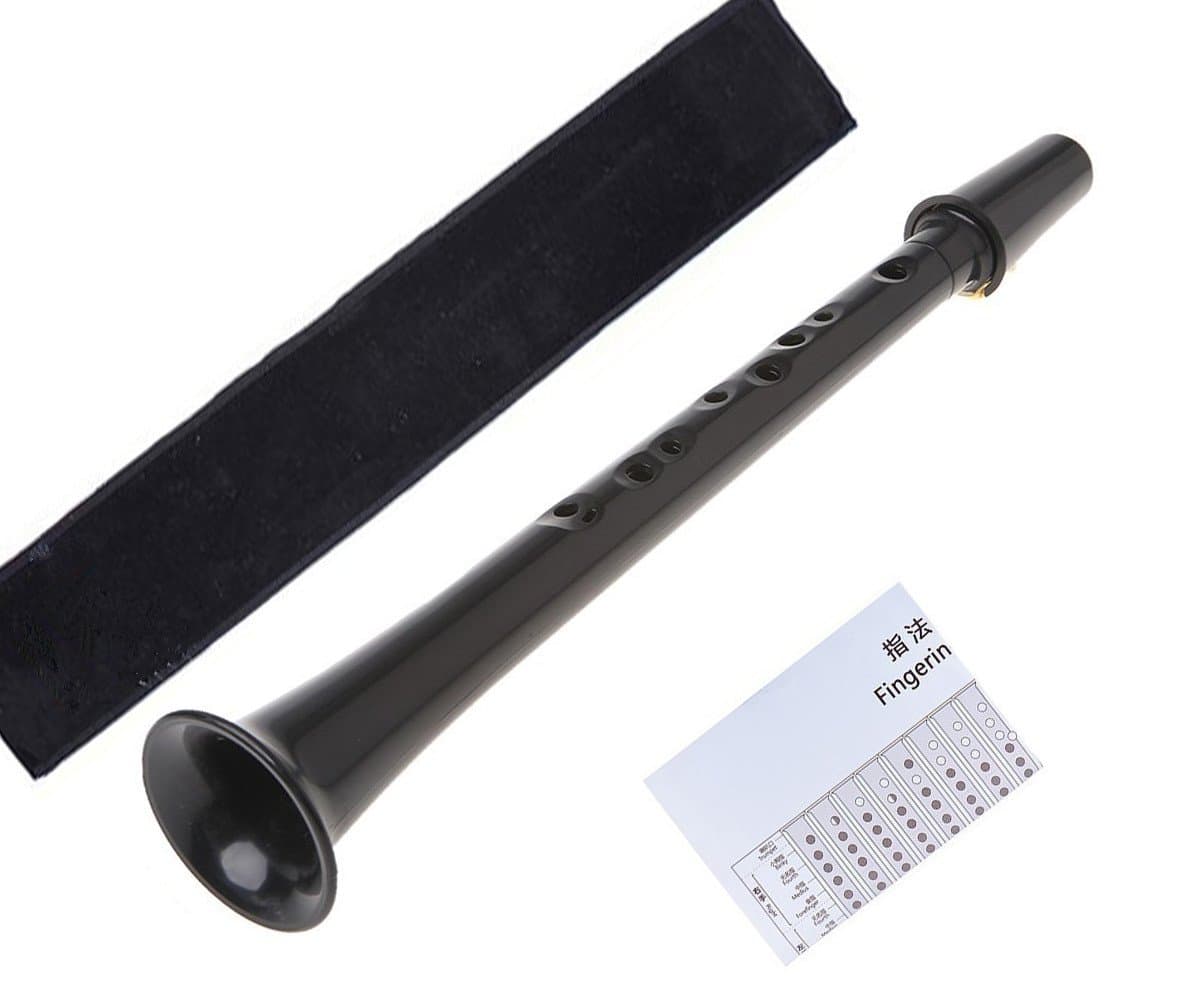 Timiy Mini Pocket Saxophone Sax Eb Plastic With Carrying Bag Gloves Woodwind Instrument for Beginner