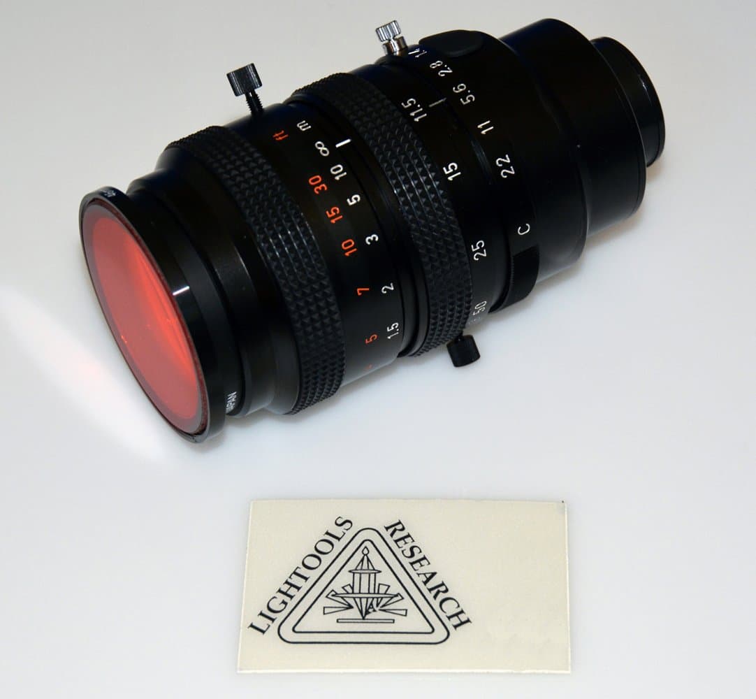 LT-9LTROPTICS23 2/3 inch zoom lens, , close up optics, red 590nm emmison filter