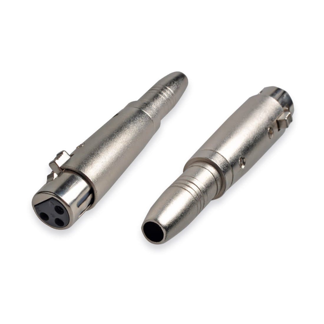 HTTX Microphone Adapter, XLR Female to 6.35mm (1/4 Inch TS) Mono Female Plug Unbalanced Interconnect Connector for Mic Cord (4-Pack)