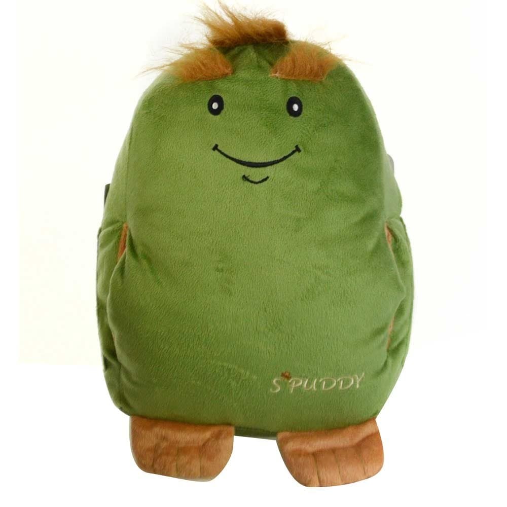 Spuddy Original Plain Novelty Plush Couch Potato Cushion (One Size) (Green)