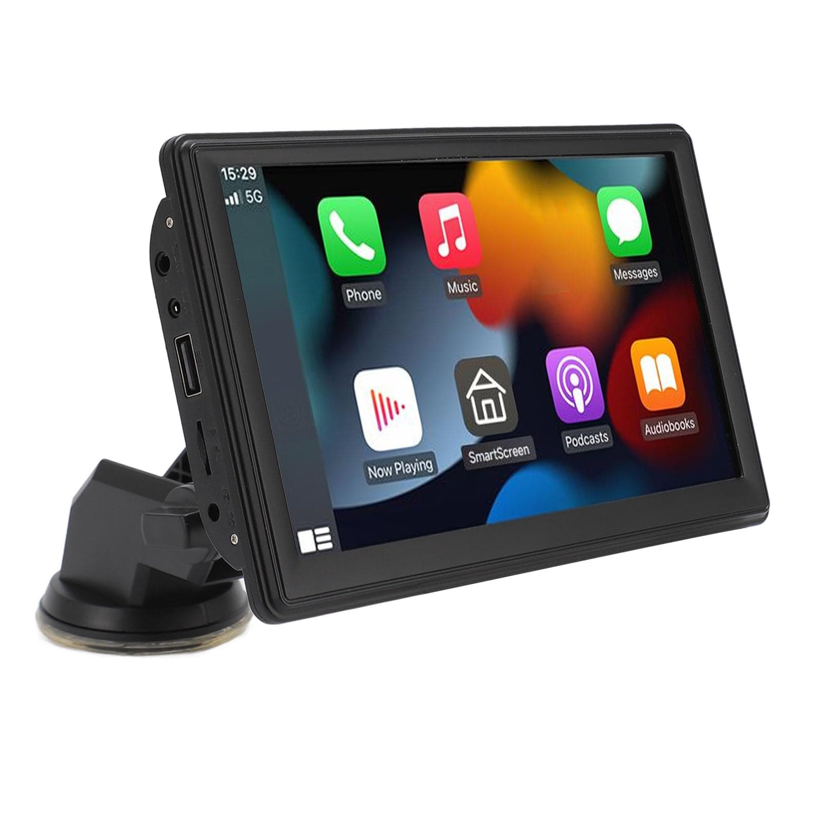 Bewinner Portable Car Stereo for Android Auto, 7 Inch Car Radio Multimedia Player, Voice Control Dash Mount Car Touchscreen with Bluetooth, Mirror Link (With 64G Memory