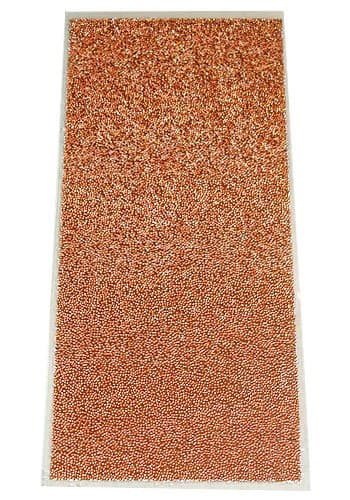 Metallic Copper - Press-on Crystal Shimmer Sheet - 6" X 2.75" - 2 Piece