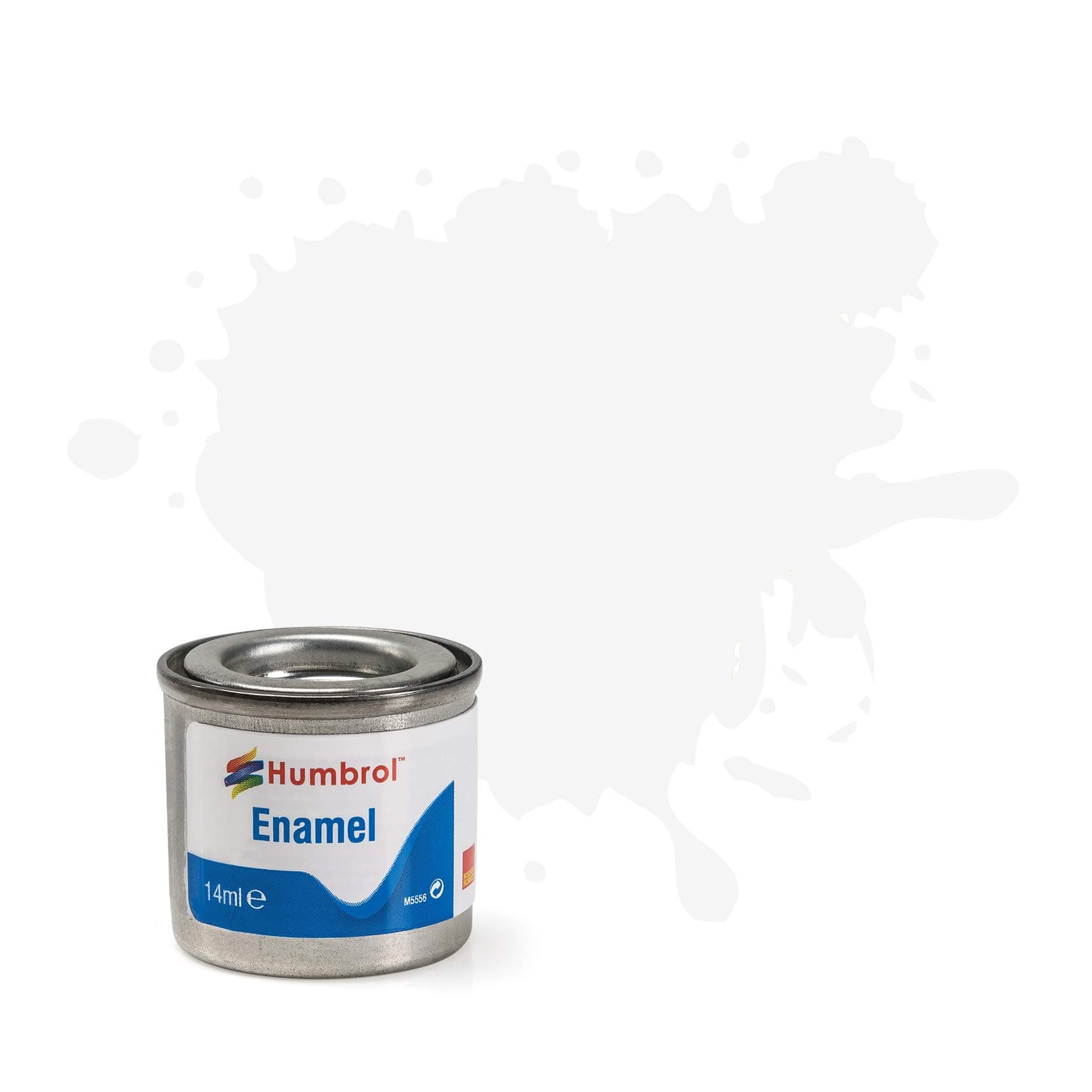 Humbrol Enamel Paint 14ML No 130 White - Satin