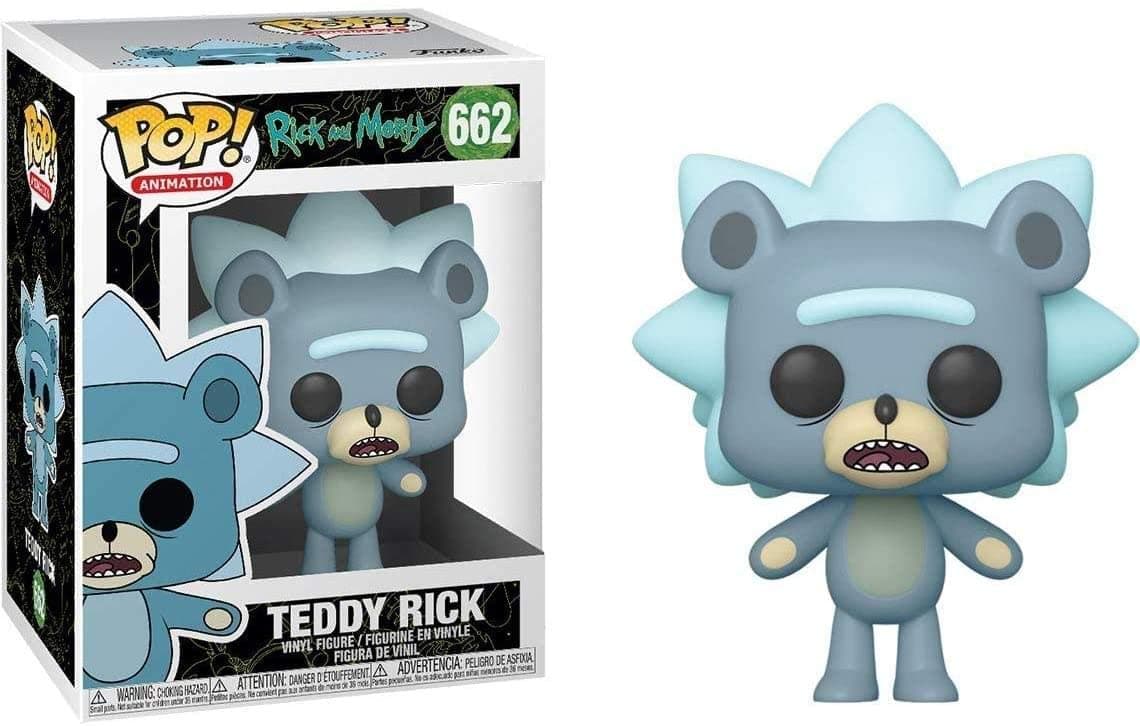 POP! Animation: Rick Sanchez & Morty - Teddy Rick Sanchez - 1/6 Odds for Rare Chase Variant - (Styles May Vary) - Rick and Morty - Collectable Vinyl Figure - Gift Idea - Official Merchandise