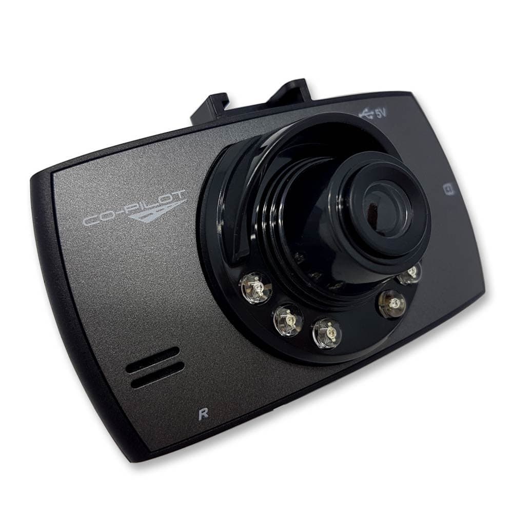 CPDVR1 720p Dashcam Video Recorder with 2.4 inch HD LCD Display, Accident and Motion Detection Technology and 90 Degree Wide-Angle Lens, Black