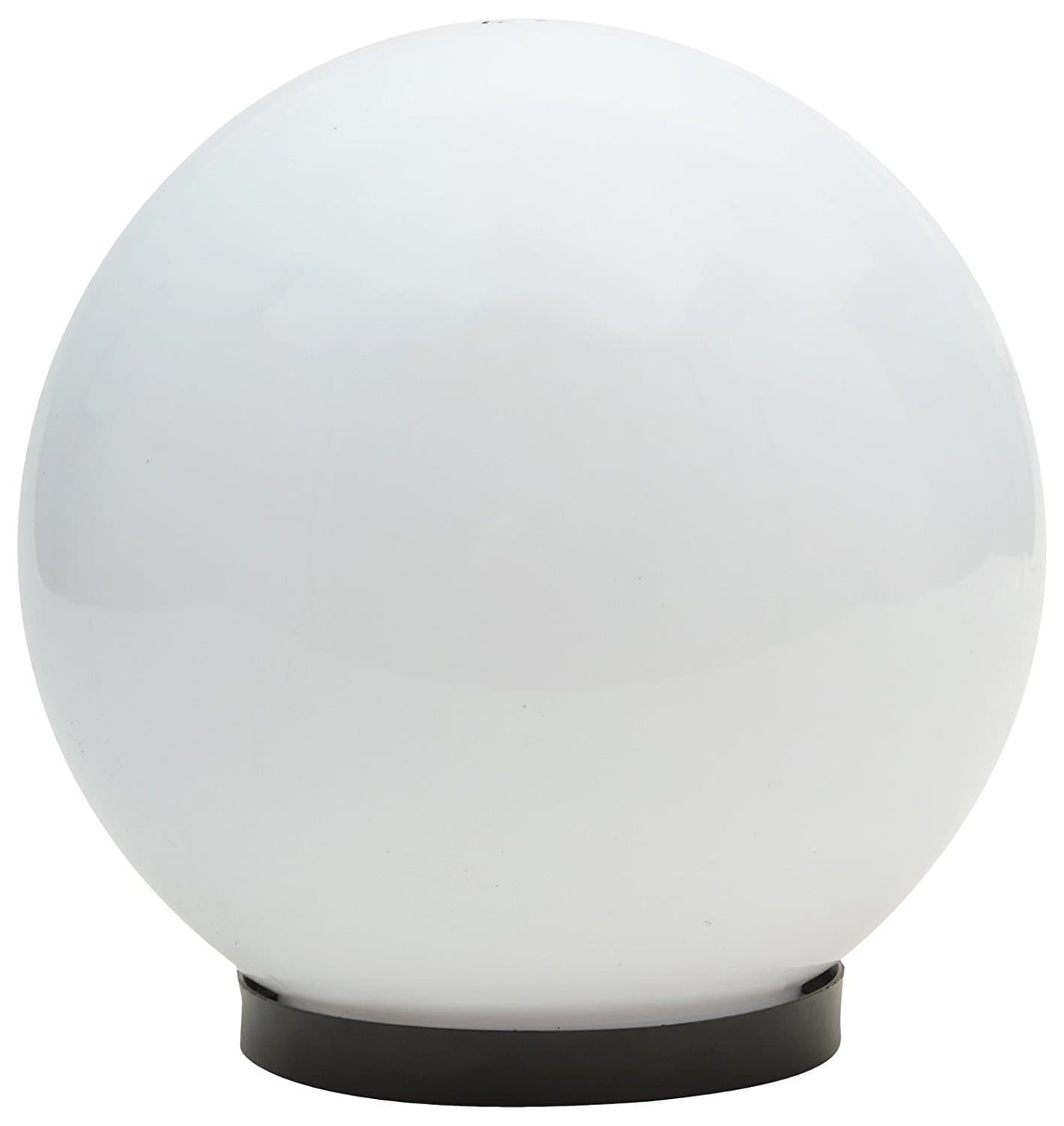 Weldeocor Unbreakable PVC Milky White Doom Shape Outdoor, Waterproof, Rust-Resistant Globe Light for Home, Office, Resort, Hotel, Garden, Banquet, Main Gate Boundary, Pillars, Poles