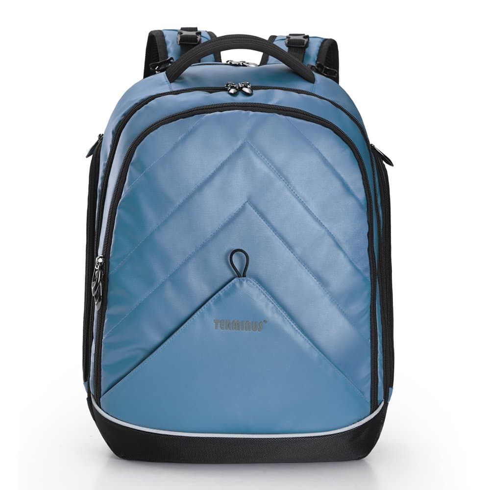 Terminus Parent Multifunctional Backpack Changing Pad Baby Diaper Disposal Bag (Blue)