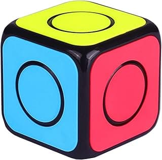 Cuberspeed Qiyi 1x1x1 Speed Cube 02 Black 1x1 Magic Cube Puzzle QiYi O2 Cube
