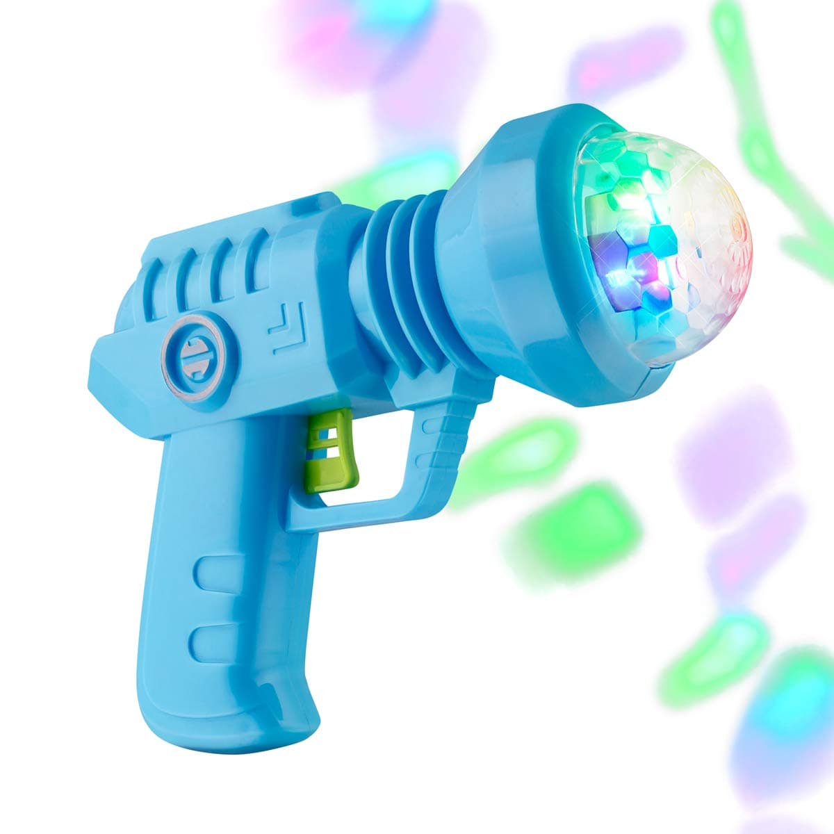 - FlashingBlinkyLights Space Gun Cool Light Up Toy with LED Projecting Spinning Lights