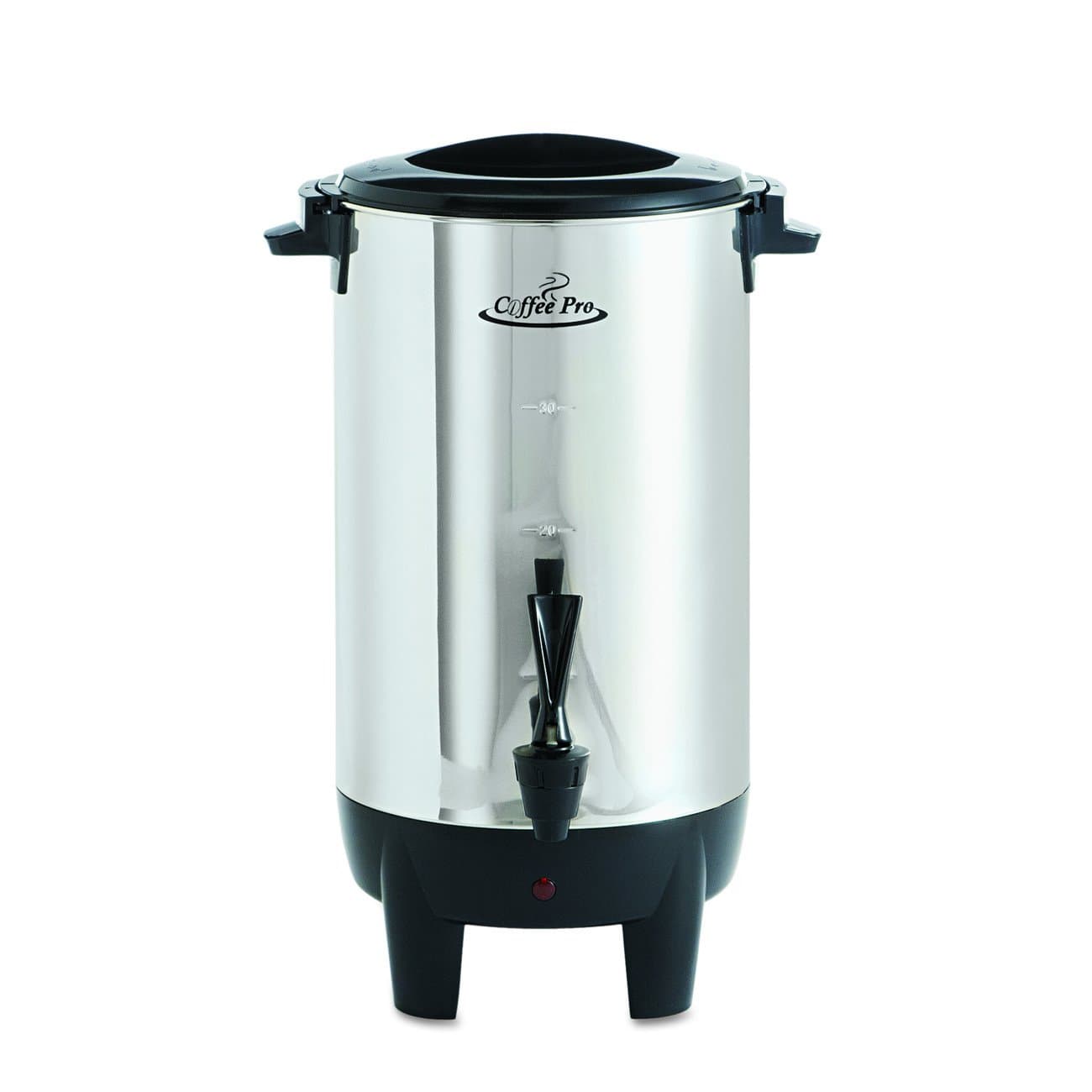 Coffee Pro30-Cup Percolating Urn, Stainless Steel