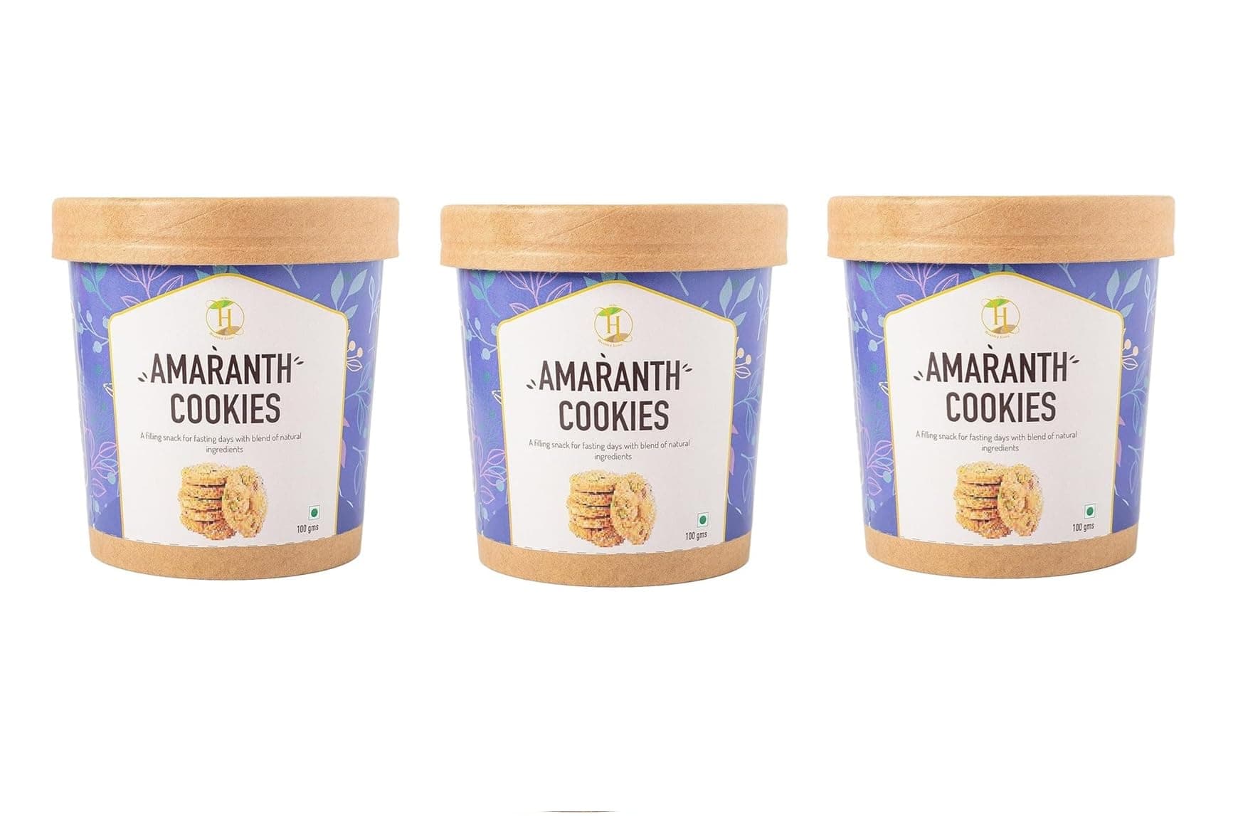 Fit Pro Healthy Lives Farali Fasting Biscuits | Nutritious, Gluten-Free Snack | Healthy, Delicious Snack for Fasting | Traditional Snack for Fasting | Falahari cookies for Fasting Each 100gm Pack of 3