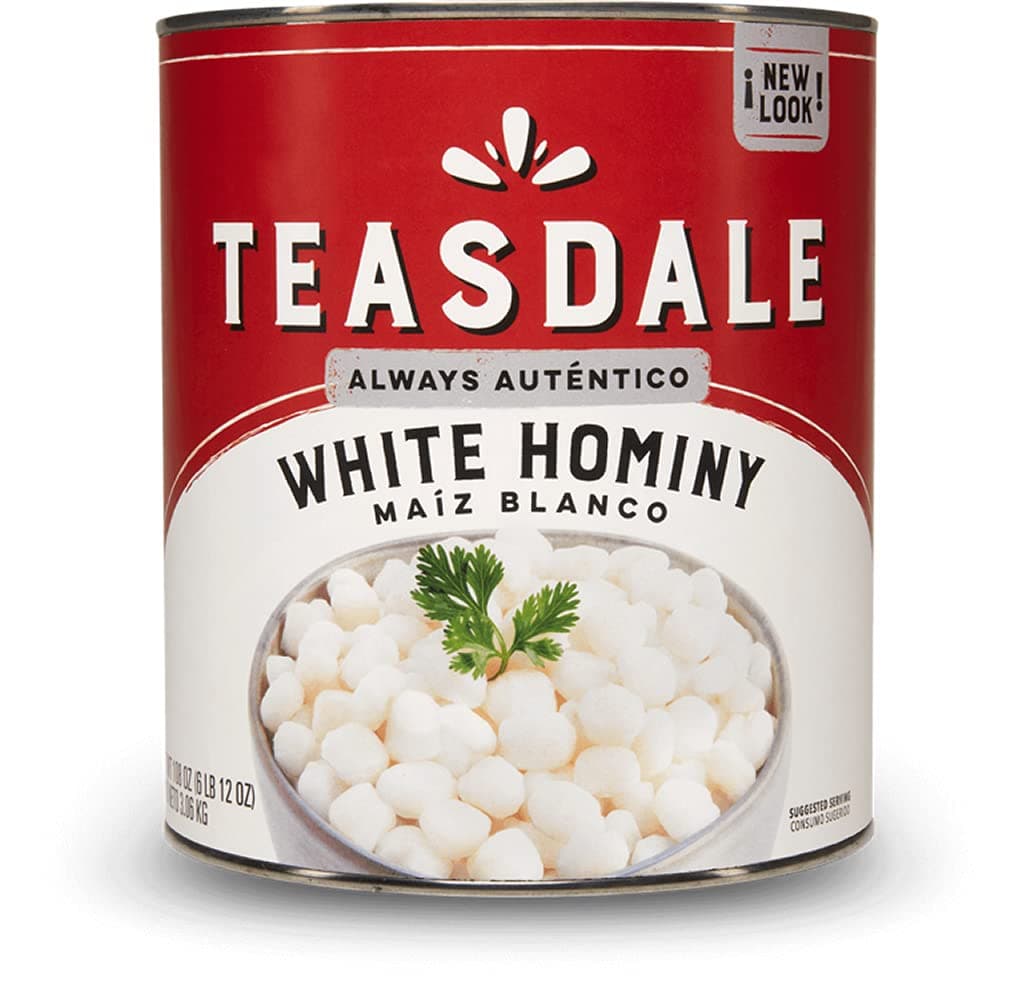 Teasdale White Hominy, 29 oz