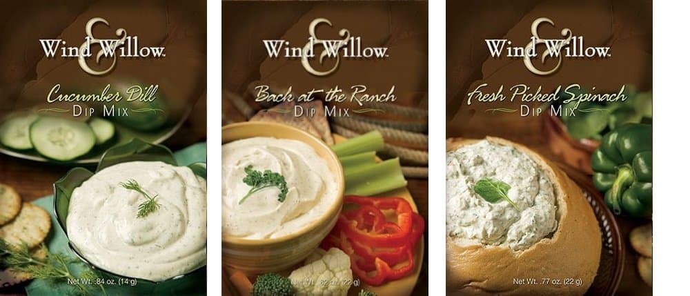 Wind & WillowDip Mix Variety Pack - Back to Ranch, Dill Cucumber, Fresh Picked Spinach