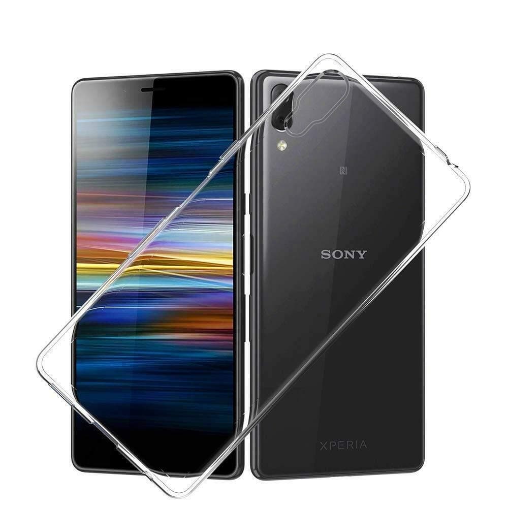 SS Tech Case for Sony Xperia L3 (Crystal) Clear Soft Gel TPU Bumper with Anti-Scratch/Shock Absorption Technology Clear Back Case