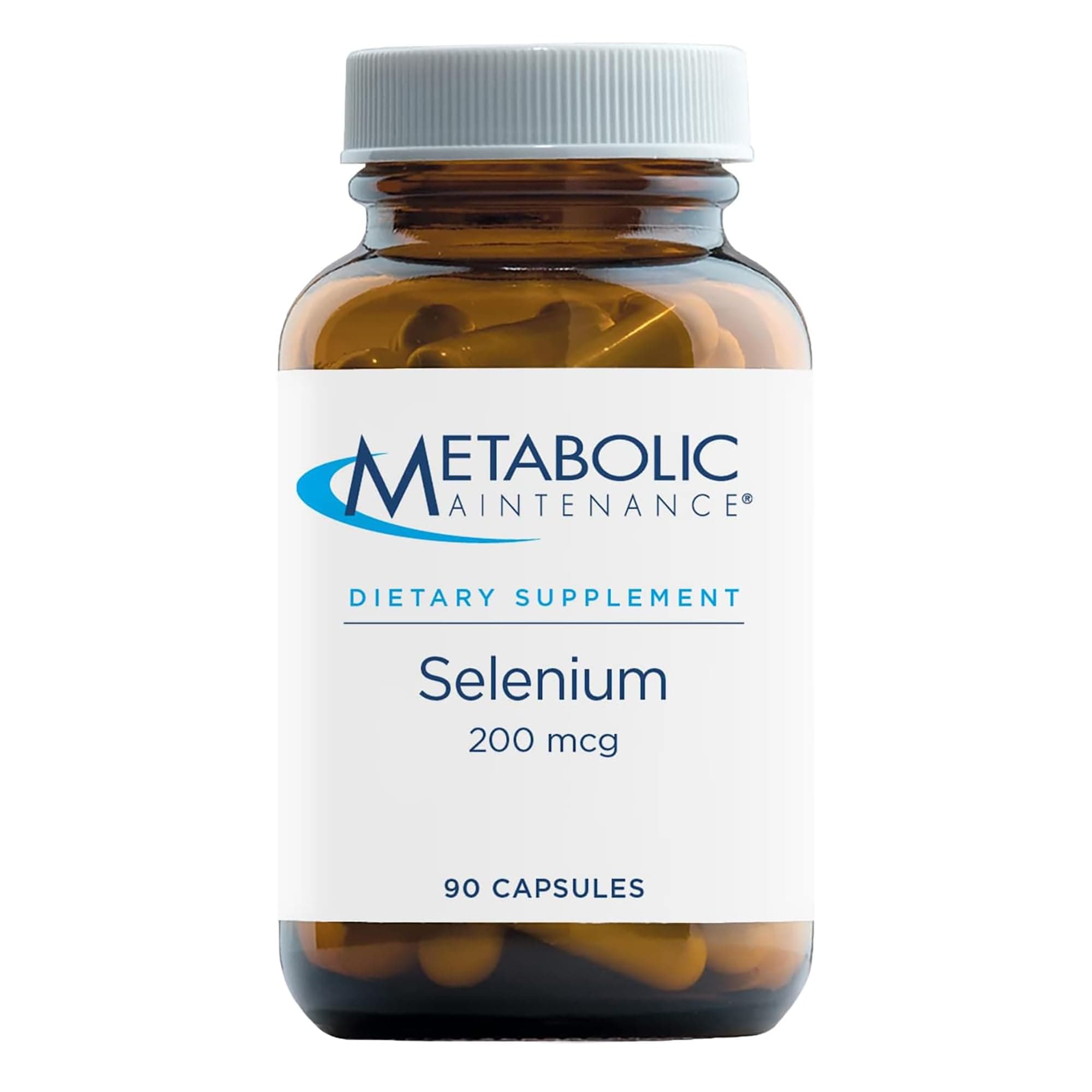 Metabolic Maintenance Selenium - Delivers 200 mcg Selenium - Supports Metabolism Regulation & Immune Function - Incorporated into Antioxidant Enzymes - Gluten & Dairy-Free - 90 Servings - 90 Capsules