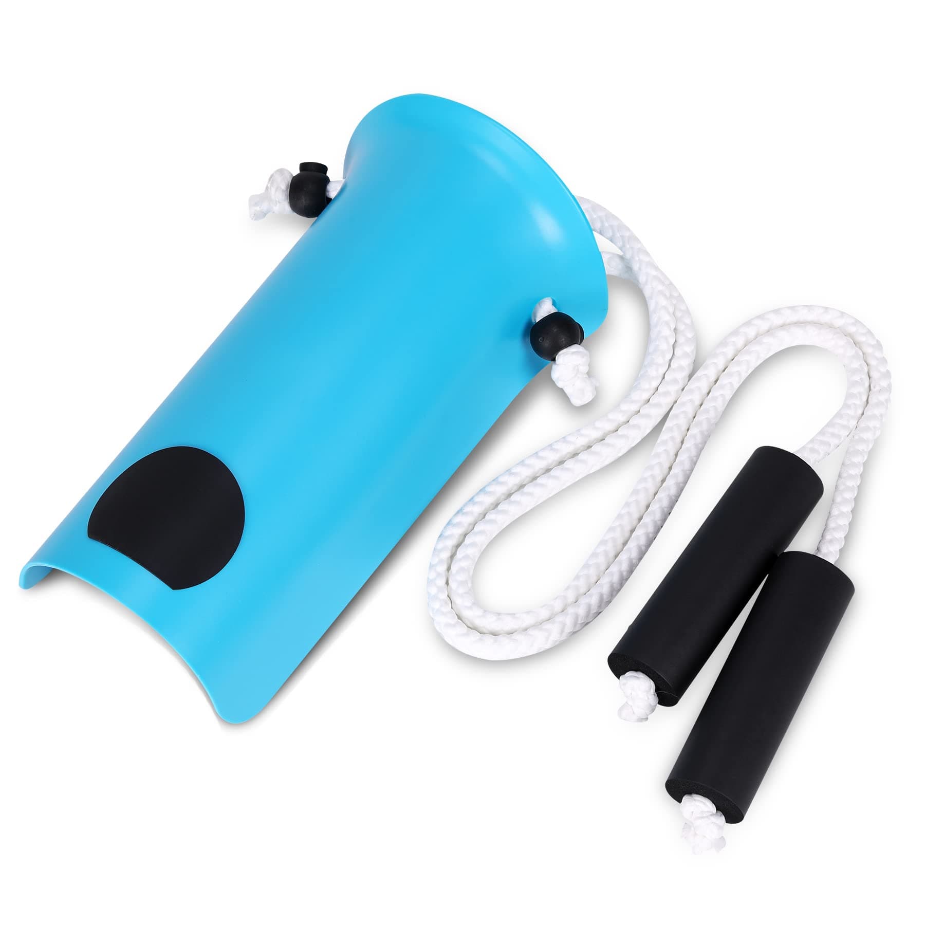 CAidRE Sock Aid - Wide 3.93" Sock Aid with Foam Handles, Sock Aide Device for Elderly, Sock Helper Easy On Easy Off for Regular Socks, Blue