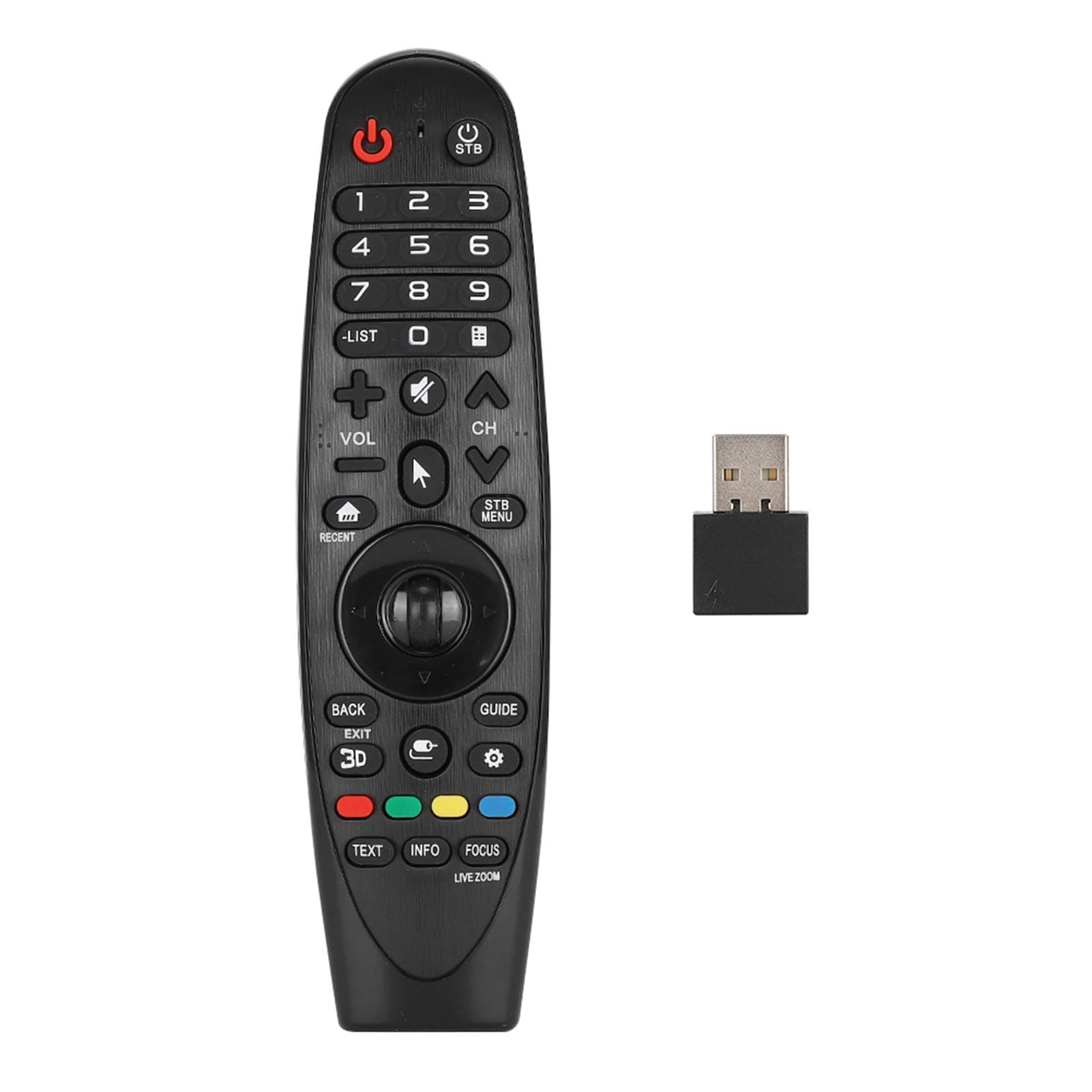 Magic TV Remote Control for LG, 10m Transmission Distance Professional Replacement Remote Control for LG TV AN-MR650 42LF652v AN-MR600 55UF8507