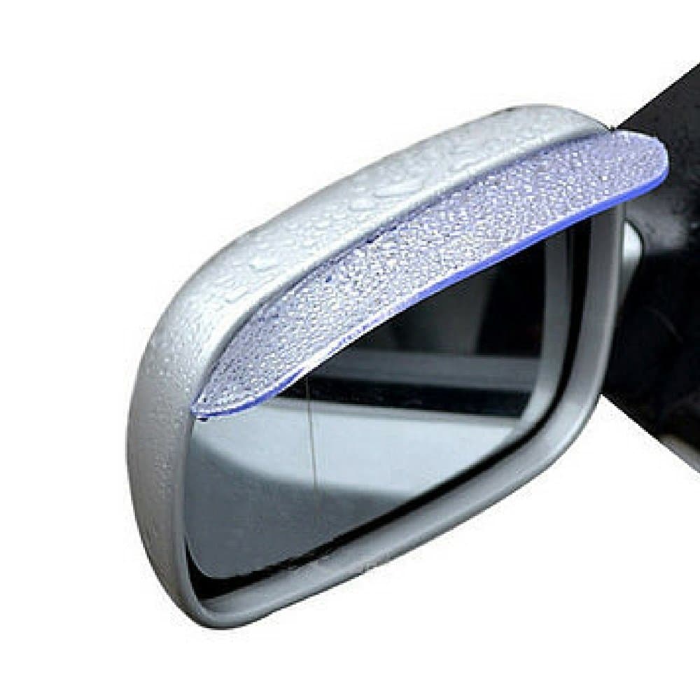 jassu Stylish Wing Mirror Rain Shield, Car Side Mirror Visor - Rain Guard - Stop Using Your Sleeves!