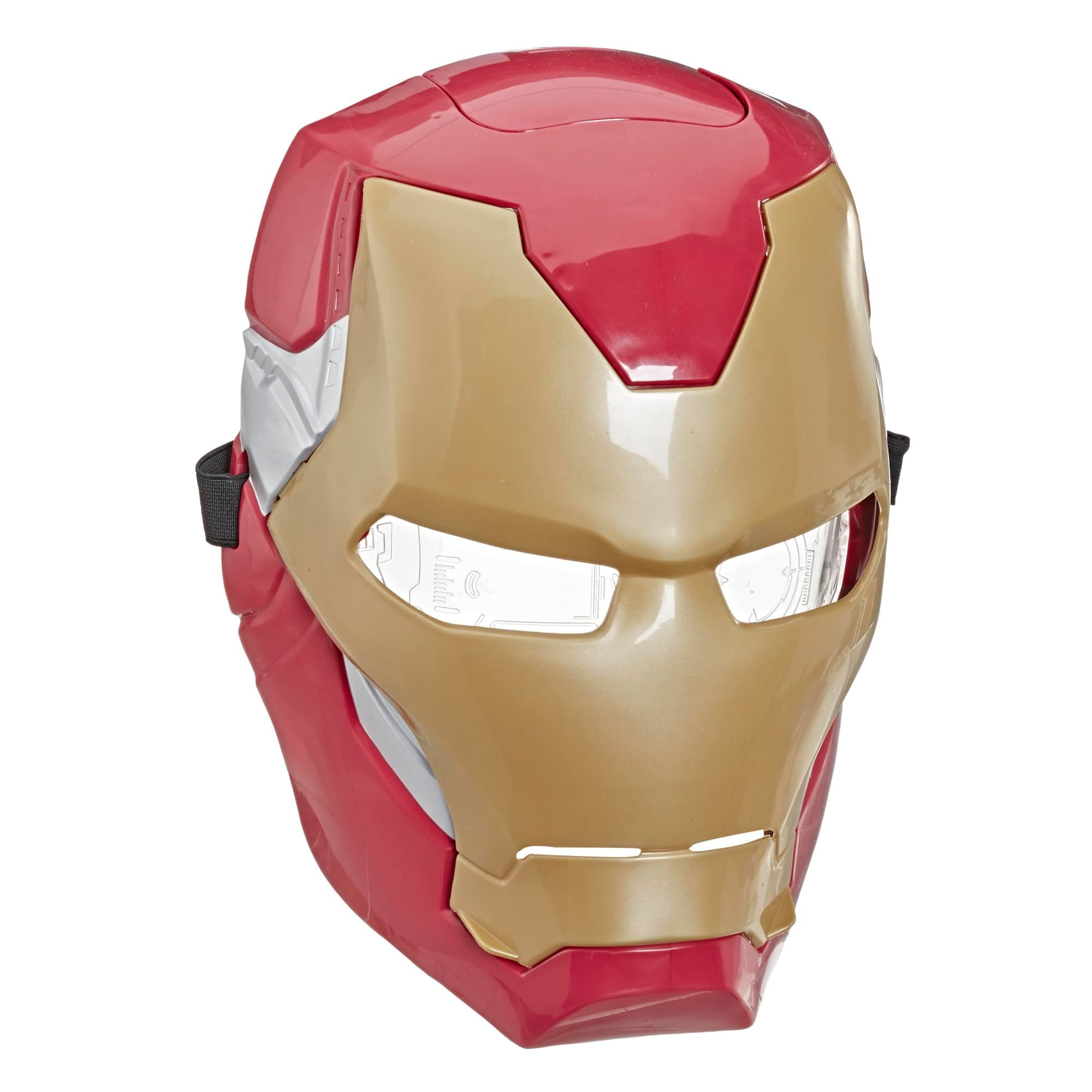 Marvel Avengers Iron Man Flip FX Mask, Light Up Role Play Toy, Super Hero Toys for Kids 5 and Up, Multicolor