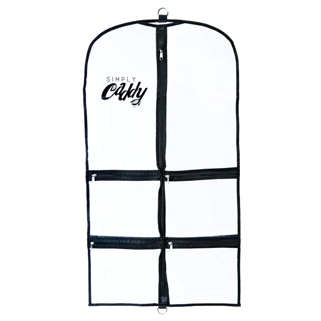 Costume Garment Bag with Pockets, Black Trim