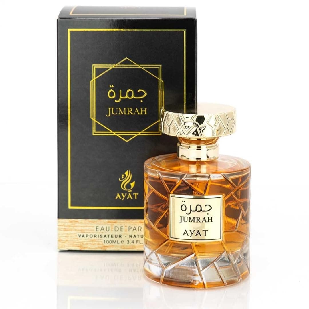 Ayat Perfume Jumrah 100ml - Made in Dubai With Spicy Notes Amber Vanilla Cinnamon and Woody - Oriental EDP Perfect For Women and Men Premium Packaging