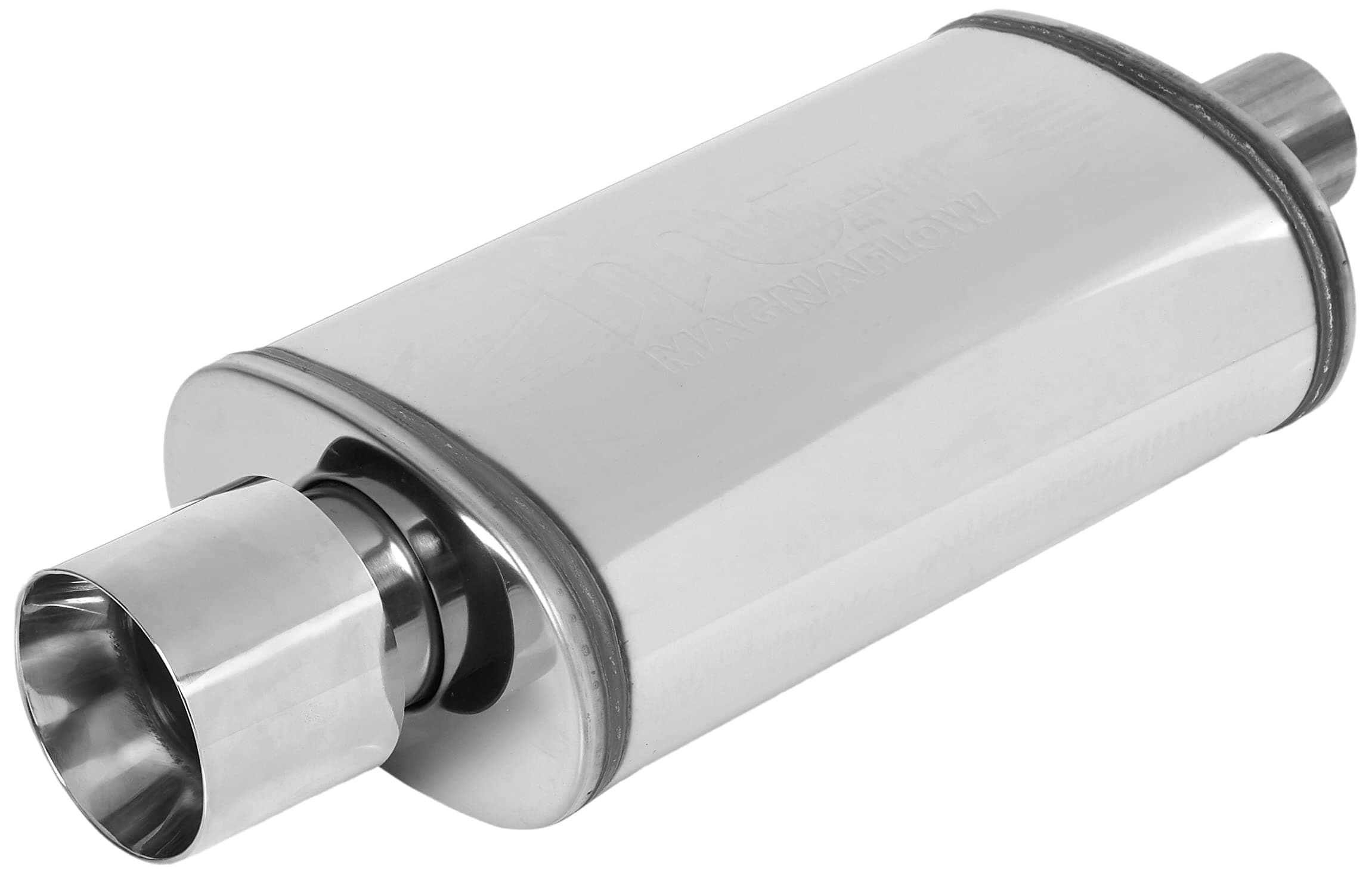 MagnaFlow Street Oval Straight-Through Performance Muffler with Tip
