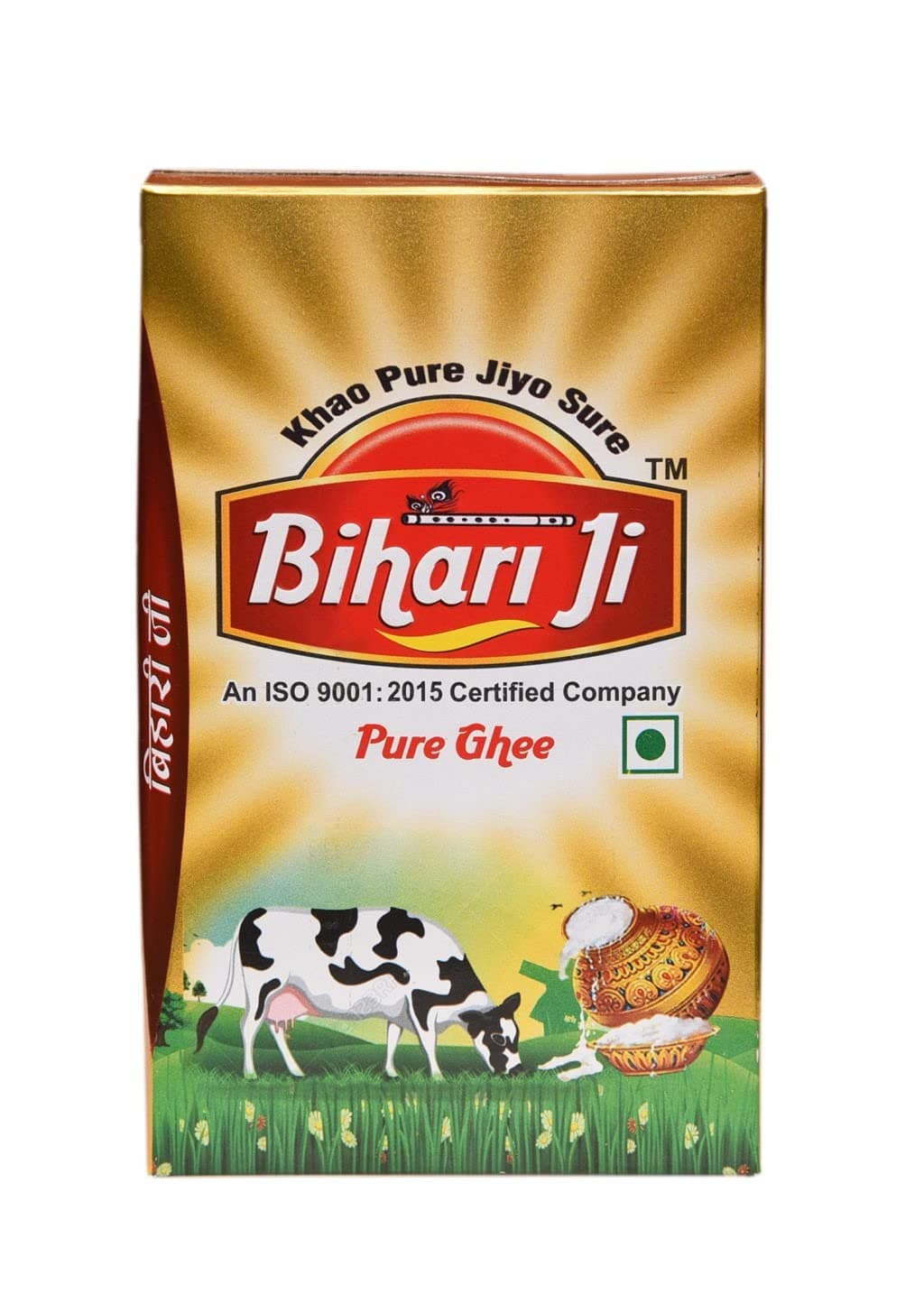 Bihari Ji Desi ghee || Made Traditionally from Curd ||Ghee for Better Digestion and Immunity 1Ltr (T)-1