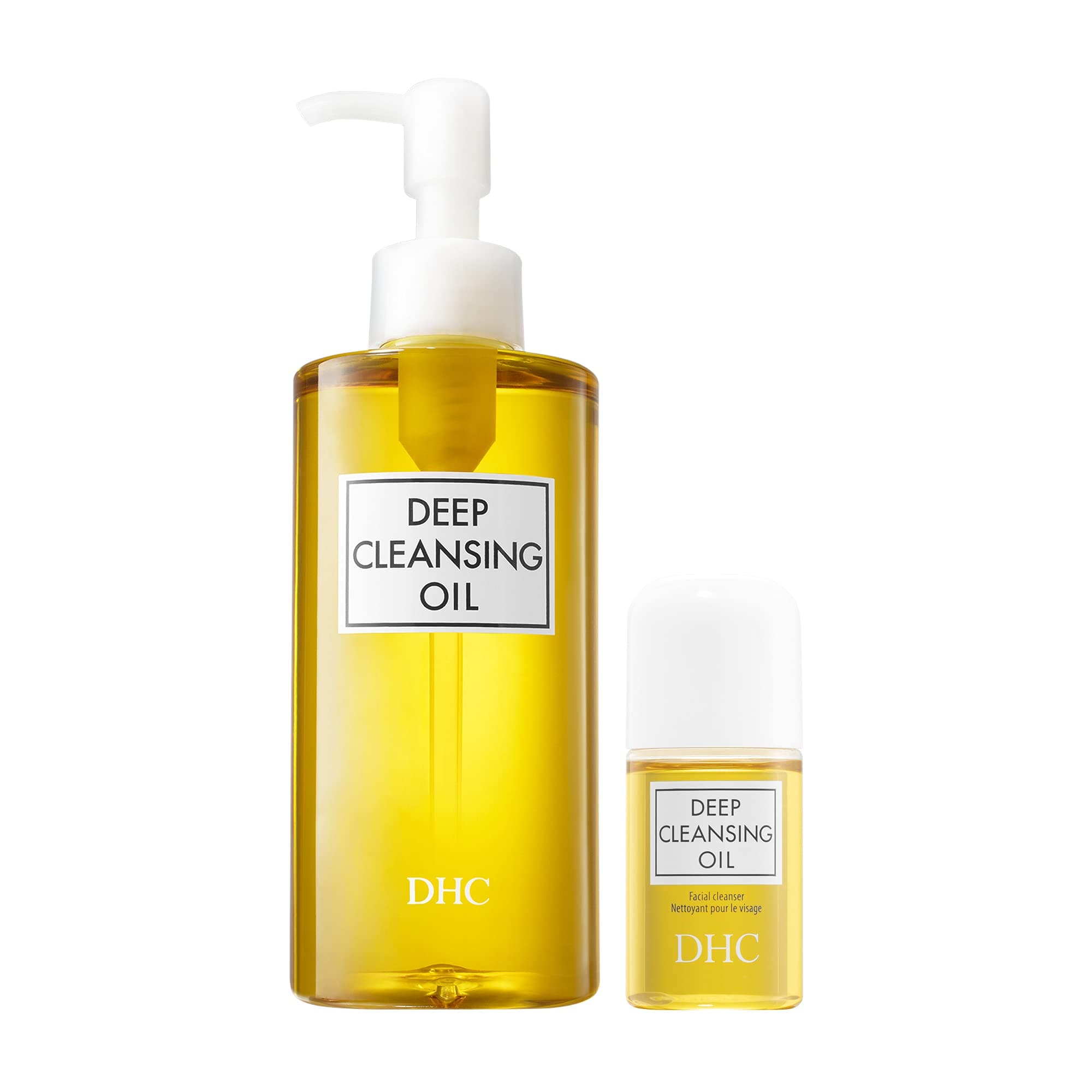 Deep Cleansing Oil, 6.7 fl. oz & Deep Cleansing Oil Travel Size, 1 fl. oz.
