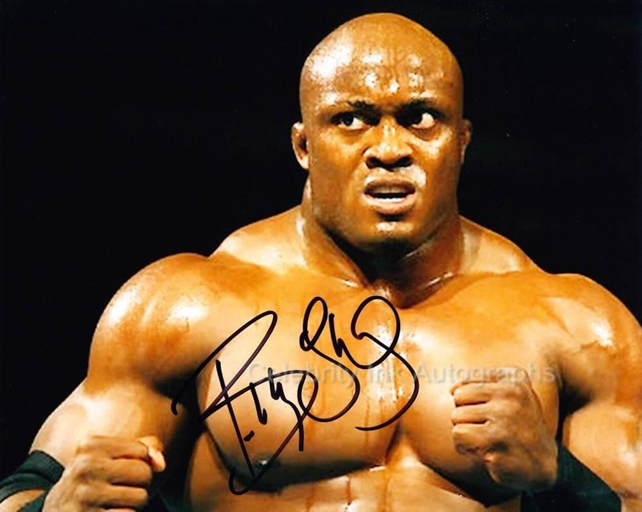 BOBBY LASHLEY - WWE/ECW Wrestler GENUINE AUTOGRAPH