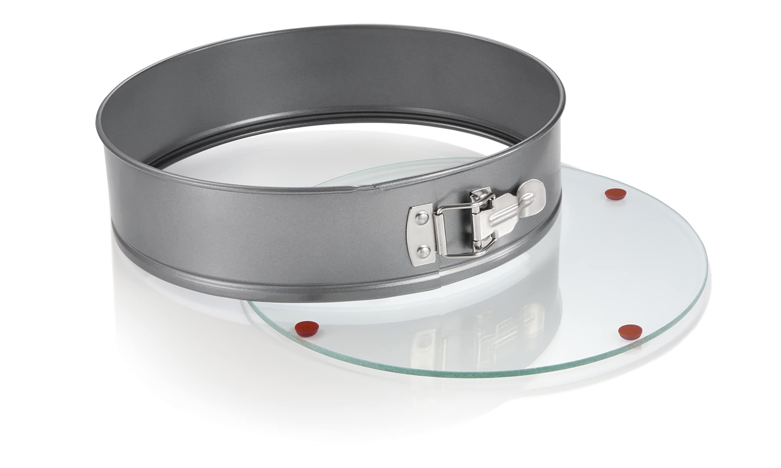 TescomaDelicia Opening Cake tin ø 28 cm, with Glass Bottom, Metal