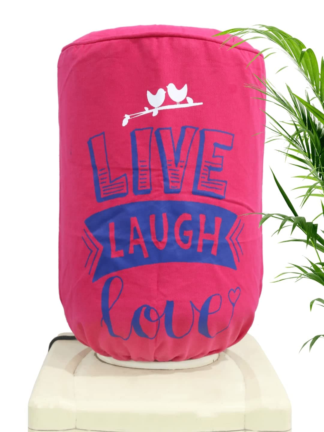 Swayam 20 Litre Bottle Cover 1 PC | Bottle Protector | Lace Closure at Bottom | Machine Washable | Environmentally Friendly | Digitally Printed | 42cm x 42cm x 30cm