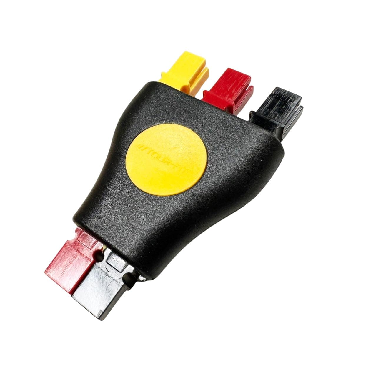 Plug 'n' Play 3 Way Adaptor For PowaKaddy FW3 FW5 FW7 Red/Yellow/Black Golf Battery Connector Cable Anderson Plug