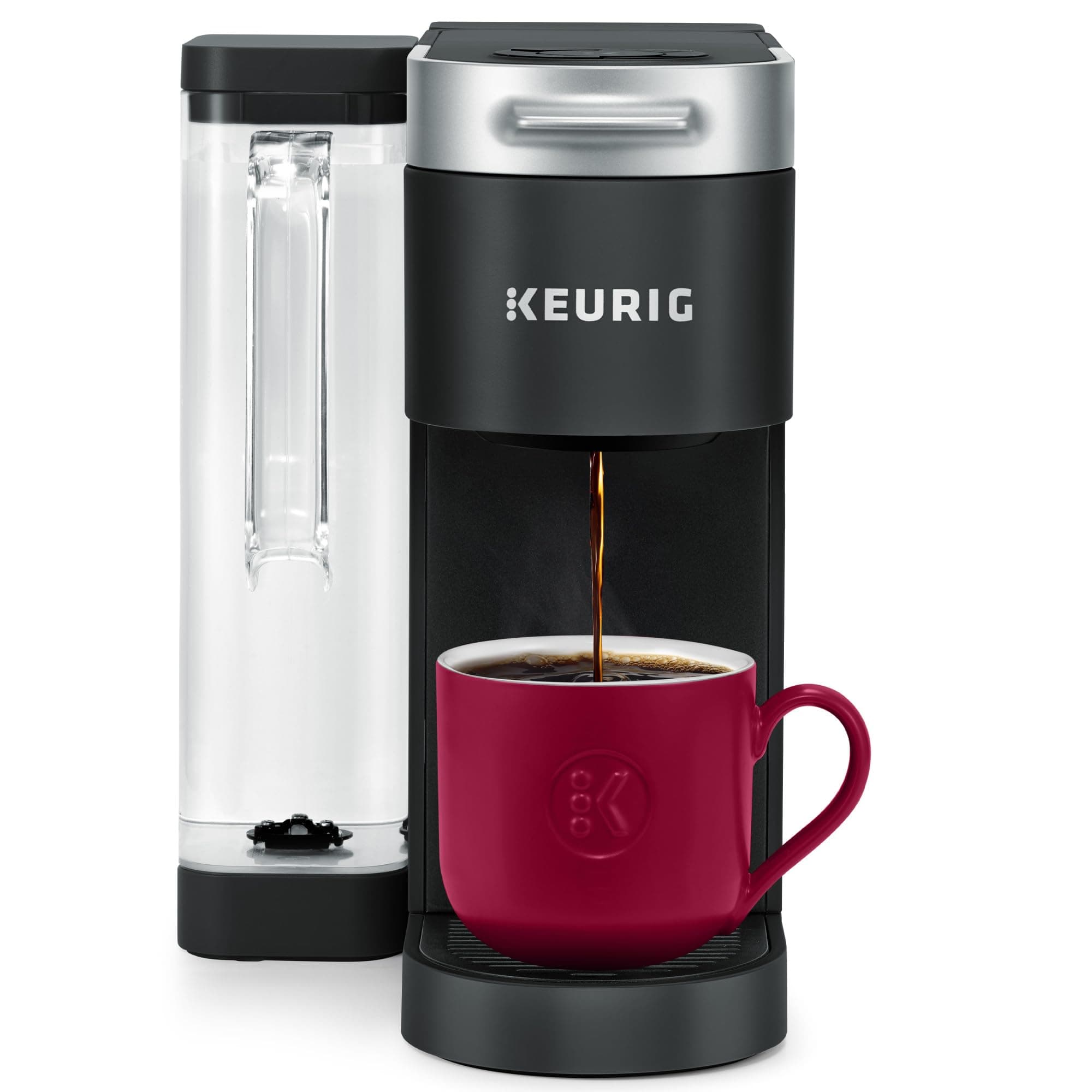 K-Supreme Single Serve K-Cup Pod Coffee Maker, MultiStream Technology, 4 Brew Sizes, 66oz Dual-Position Removable Reservoir, Black