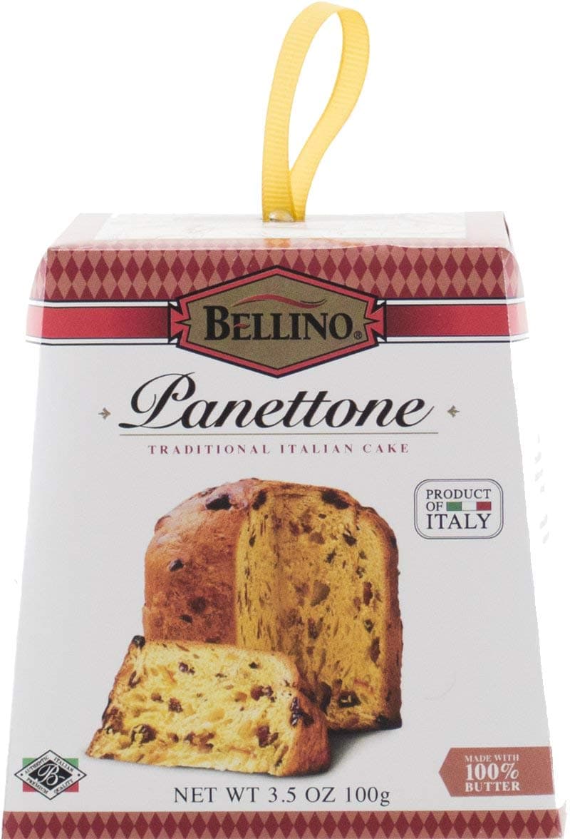 Bellino Mini Panettone (individual serving) 2.8 ounces Each - Non GMO 6 - Pack (Panettone)