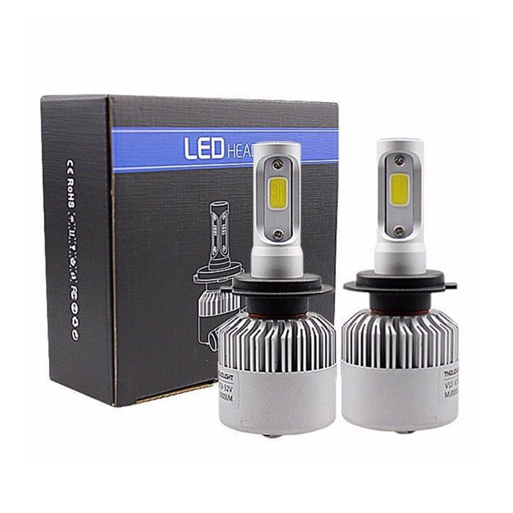 Tripcraft H7 LED Headlight Bulbs 72W Conversion Kits 8000LM 6500K White Lamps, LED Headlight Replace for Halogen Lights or HID Bulbs Lamp, H7