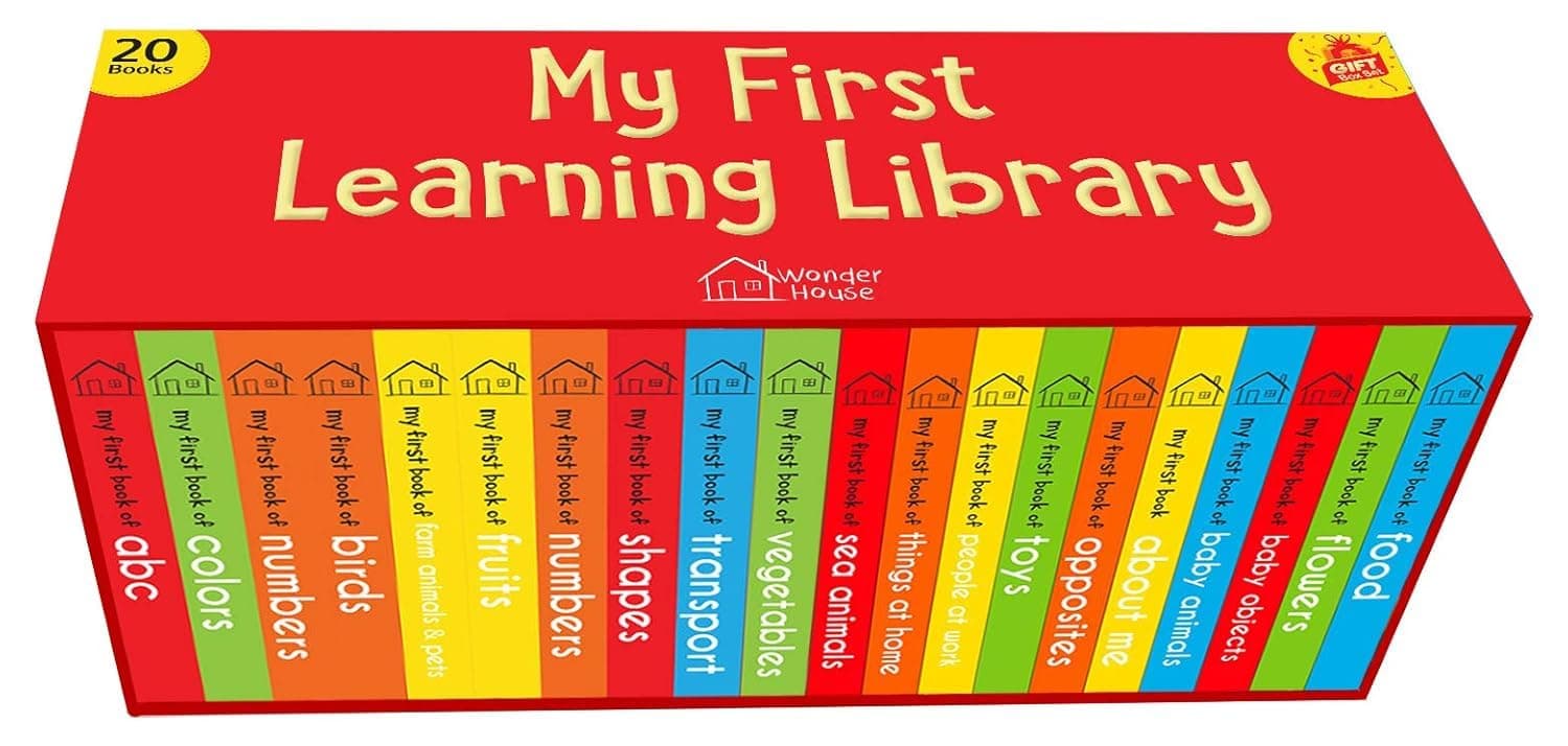 – My First Complete Learning Library: Boxset of 20 Board Books Gift Set for Kids: Box Set of 20 Board Books for Children