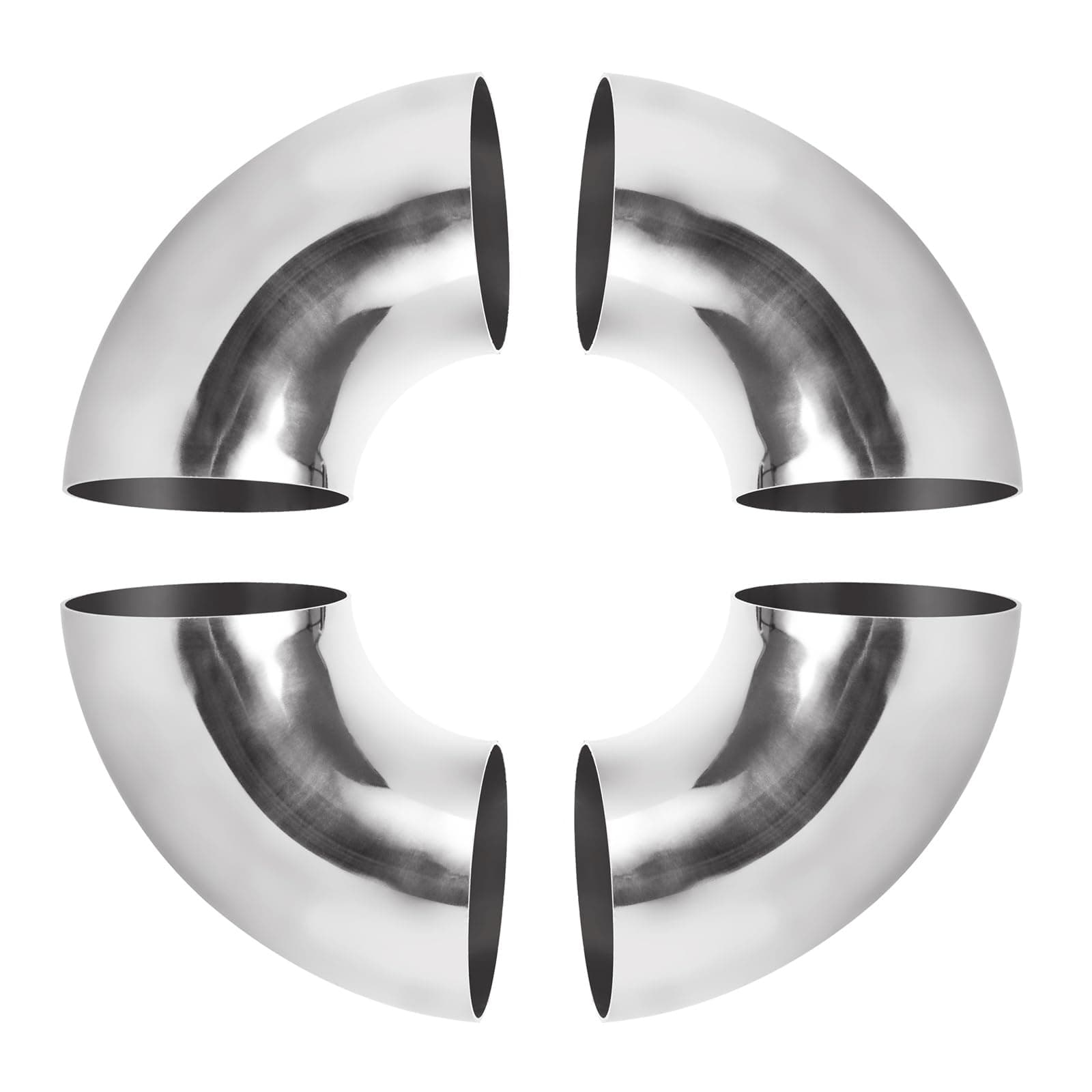 Acrux7 4 Pack 3 Inch 90 Degree Exhaust Pipe