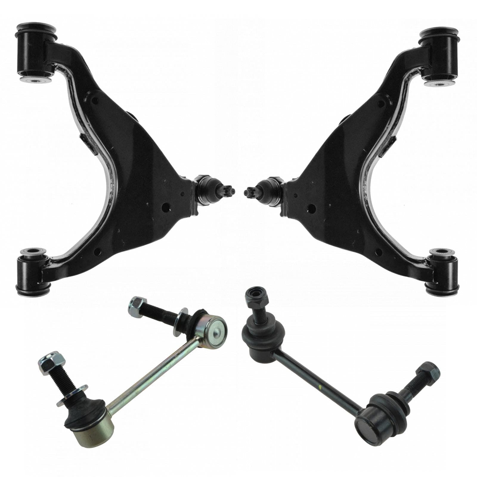 Front Suspension Kit Control Arm with Ball Joint Sway Bar Stabilizer Link Compatible with 2003-2009 Lexus GX470 Toyota 4Runner 2007-2009 FJ Cruiser