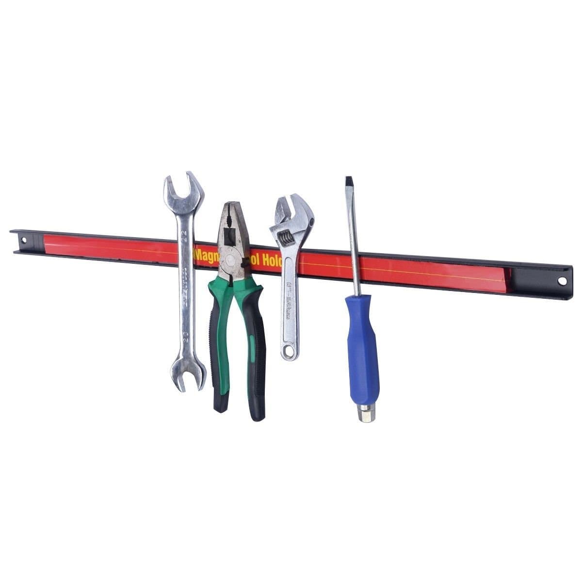 Mega-Shop "MS" 24" Magnetic Tool Holder Bar Organizer Storage Rack Knife Wrench Pilers Workshop