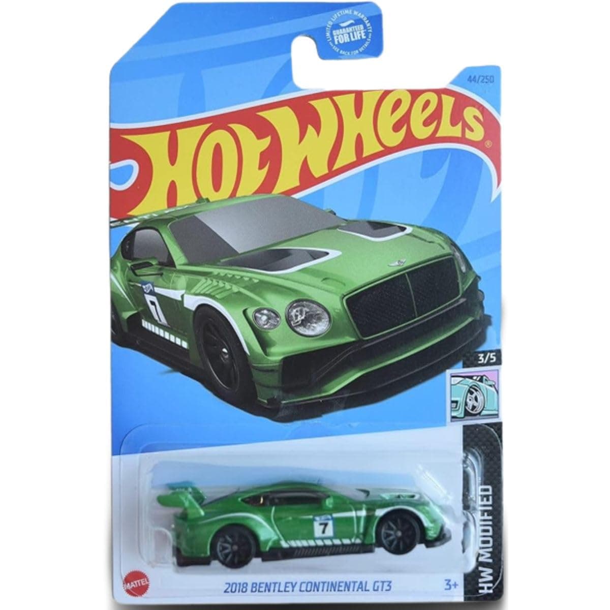 Hot Wheels 2018 Bentley Continental GT3, HW Modified 3/5