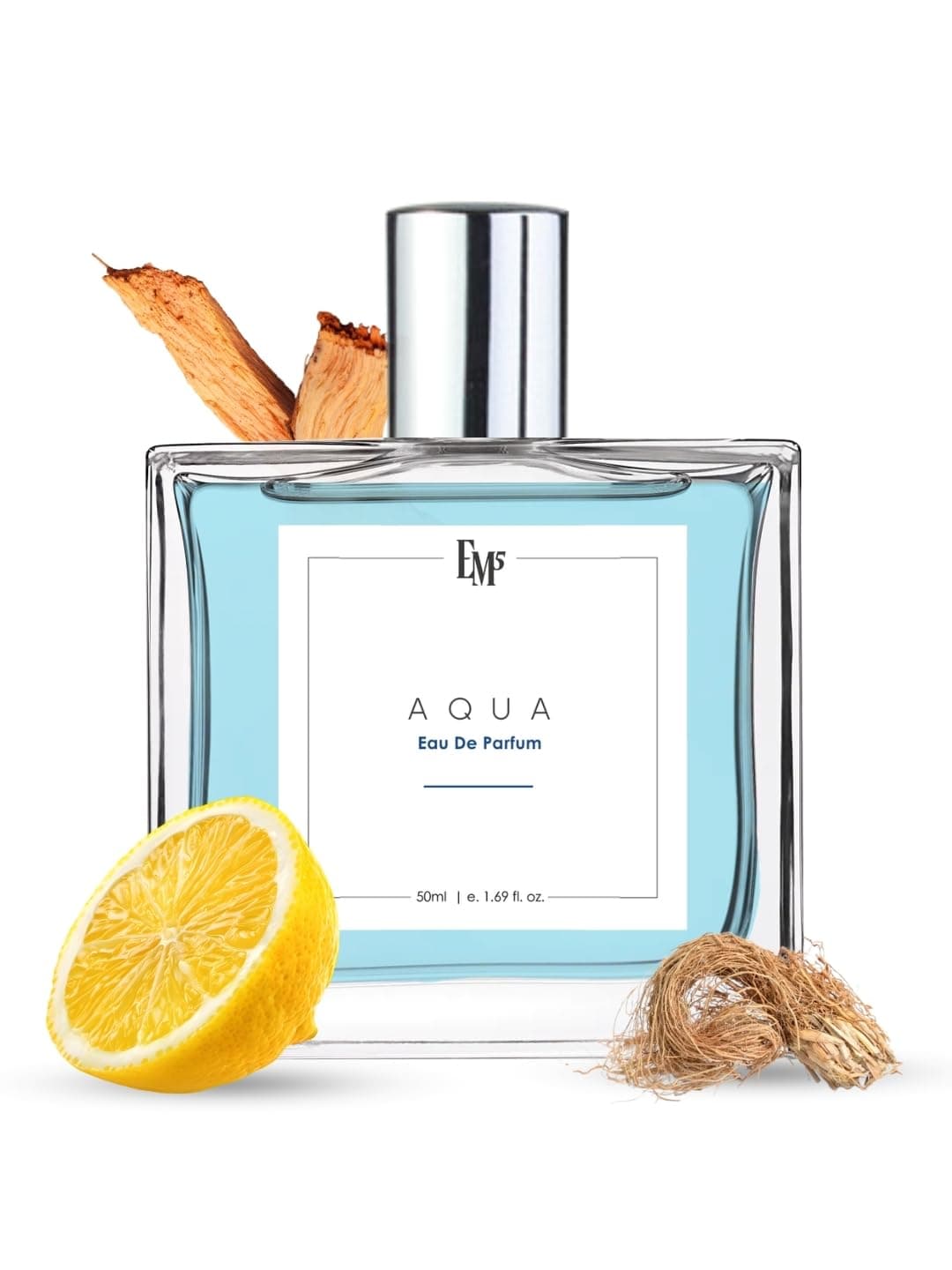 Em5™ Aqua EDP Perfume Spray for Men Aromatic Fresh Spicy Accords Strong and Long Lasting Fragrance Luxury Gift for Him