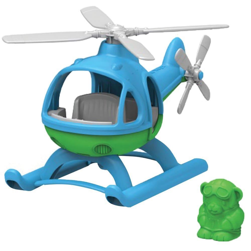 Green Toys Helicopter, Blue/Green