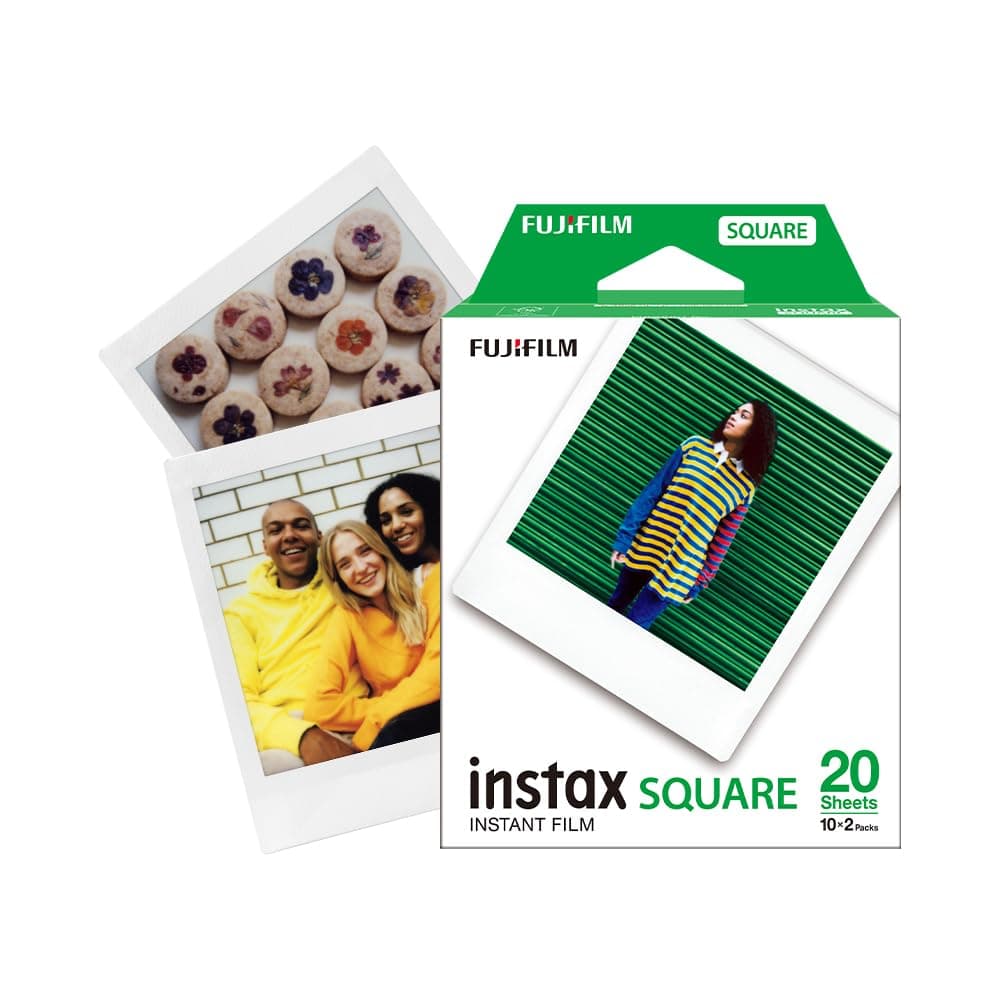 instax SQUARE Colour Film, 20 Shot Pack