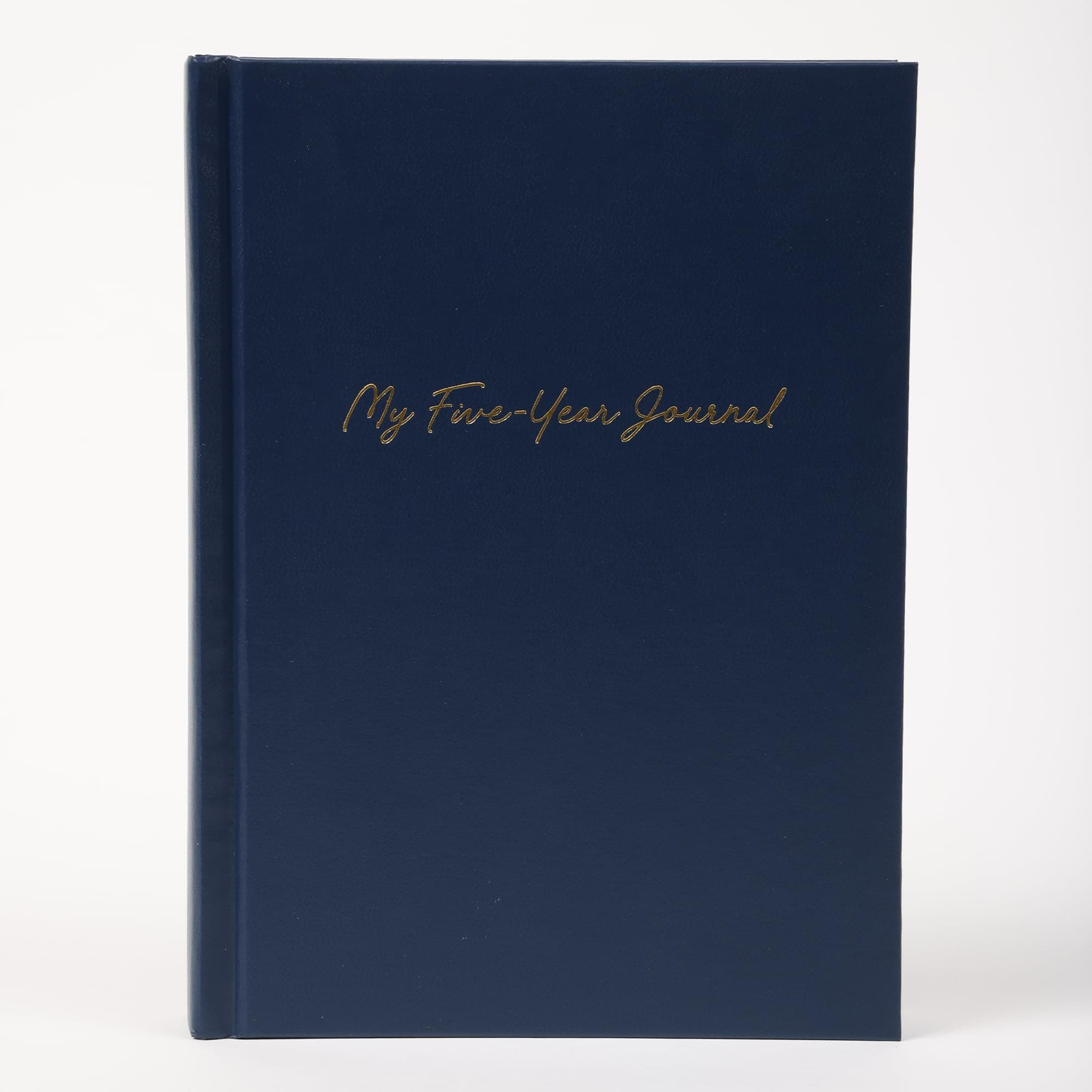 Hard Cover 5 Year Journal | The Easiest to Use Five Year Journal | Quick and Easy Five Year Daily Journal System | 6x8.25 Inch Size (Navy Blue)