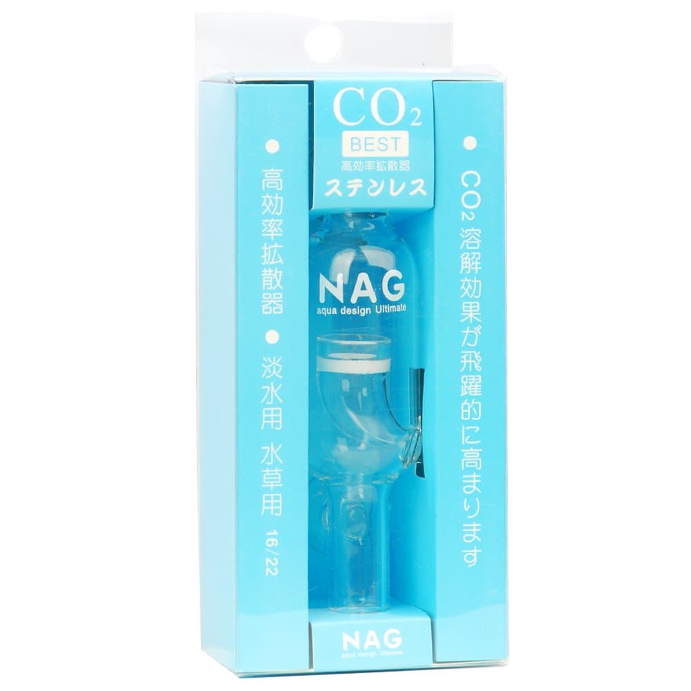 NAG Aquarium CO2 Air Glass External 16/22mm Diffuser for Water Filter Tubing