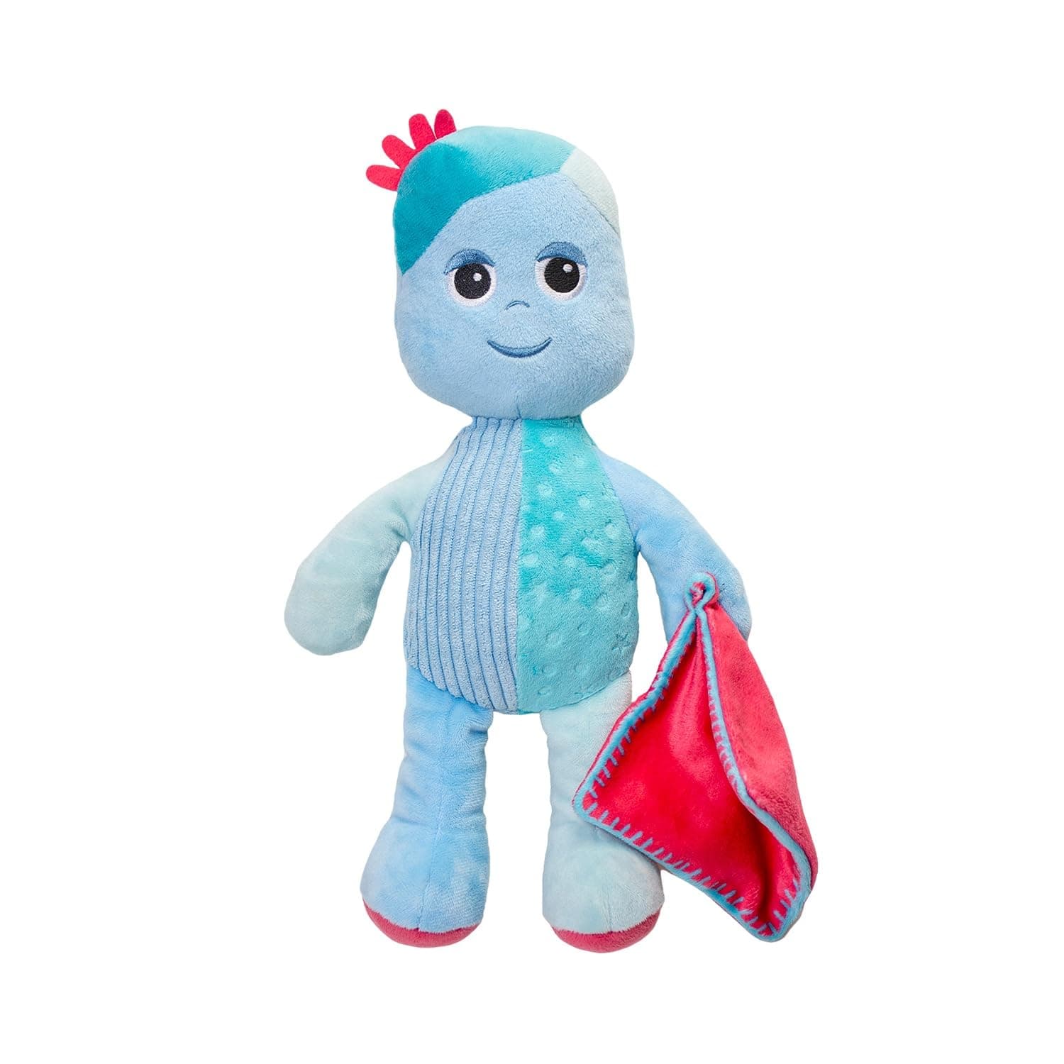 In The Night Garden Iggle Piggle Talking Teddy Bear, Cbeebies Cute & Sensory toys. Comforting sounds. Kids Toys and Baby toys 0-6 months, Blue