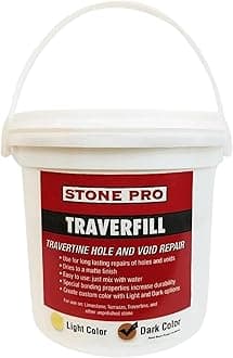 StonePro – Traverfill Dark (3 Lbs.) (for Repairing Holes in Travertine)