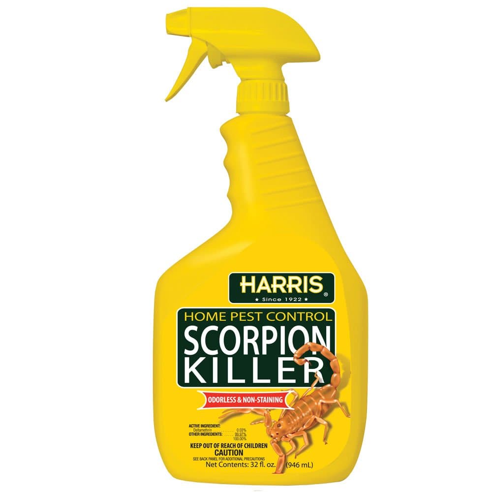 Harris Scorpion Killer, Liquid Spray with Odorless and Non-Staining Formula (32oz)
