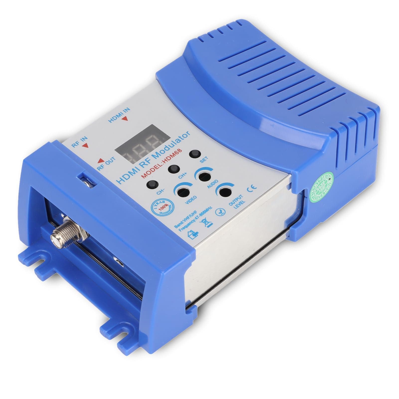 Dpofirs VHF/UHF Modulator-HDMI to RF Converter HDMI Modulator-PAL/NTSC TV Format Output-HDMI to RF Modulator for Home TV(#1)