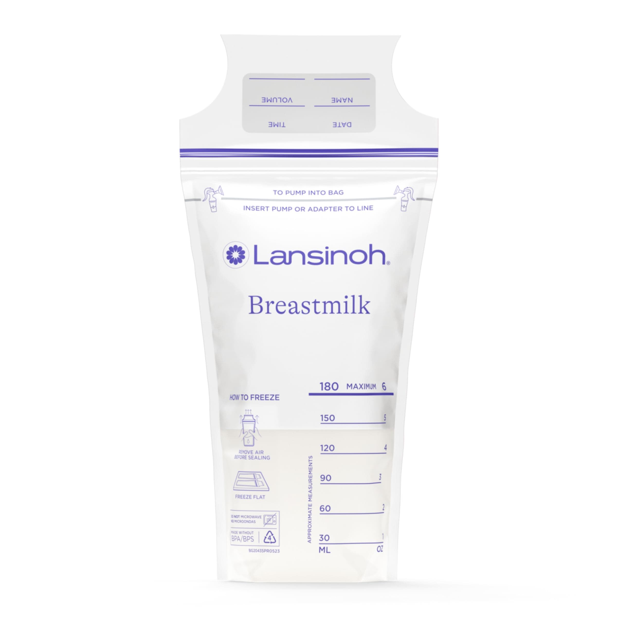 Lansinoh Breast Milk Storage Bags, 100-Count (2 Pack)
